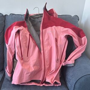 Women's Pink and Red Outdoor Jacket